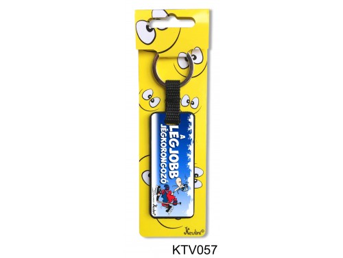 (KTV057) Vicces kulcstartó 7,5 cm - A legjobb jégkorongozó - Hokis Ajándékok